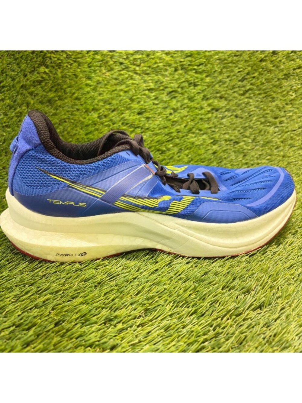 Saucony Tempus Mens Size 10 Blue White Athletic Running Walking Shoes Sneakers